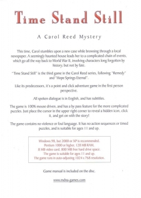 Time Stand Still: A Carol Reed Mystery